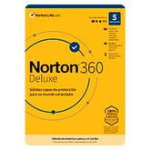 Norton 360 Deluxe, Total Security, 5 Dispositivos, 2 Años, Descarga Digital